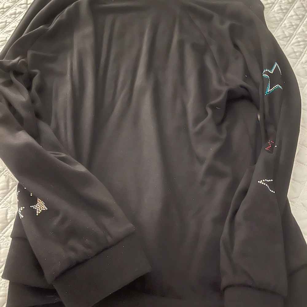 Lauren Moshie L pullover with star sparkles